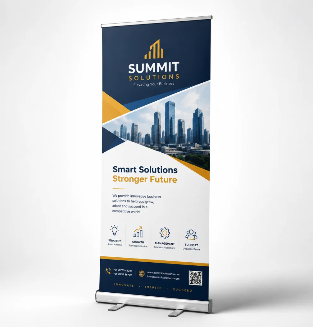 Roller Banner printed by A3 Print House